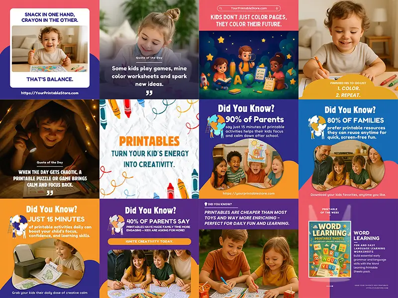 Kiddy Store Fortune workshee