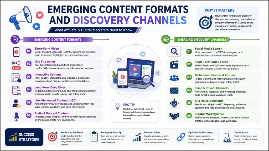 Emerging Content Formats and Discovery Channels 
